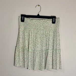 Hippie Rose Sage Green Flower Skirt